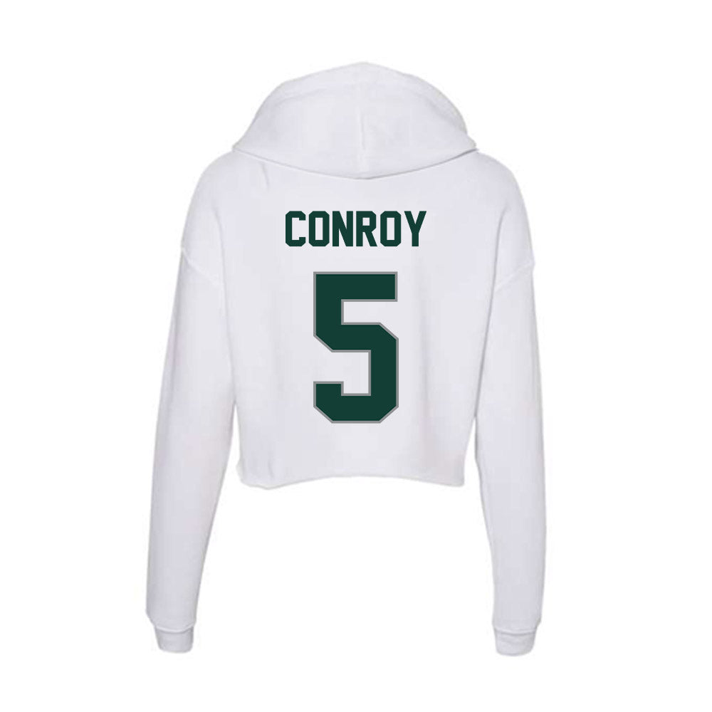 Michigan State - NCAA Softball : Payton Conroy - Women's Crop Fleece Hoodie-1