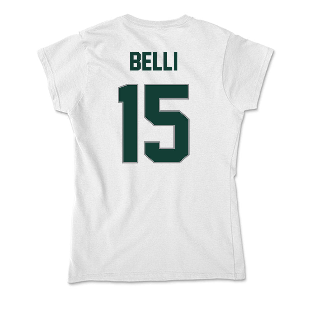 Michigan State - NCAA Women's Soccer : Julia Belli - Soft Style Women’s T-Shirt-1