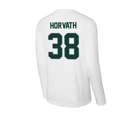 Michigan State - NCAA Baseball : Tyler Horvath - Activewear Long Sleeve T-Shirt-1