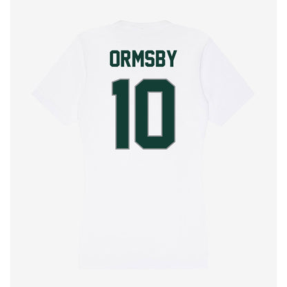 Michigan State - NCAA Women's Volleyball : Leela Ormsby - Women's V-Neck T-Shirt-1