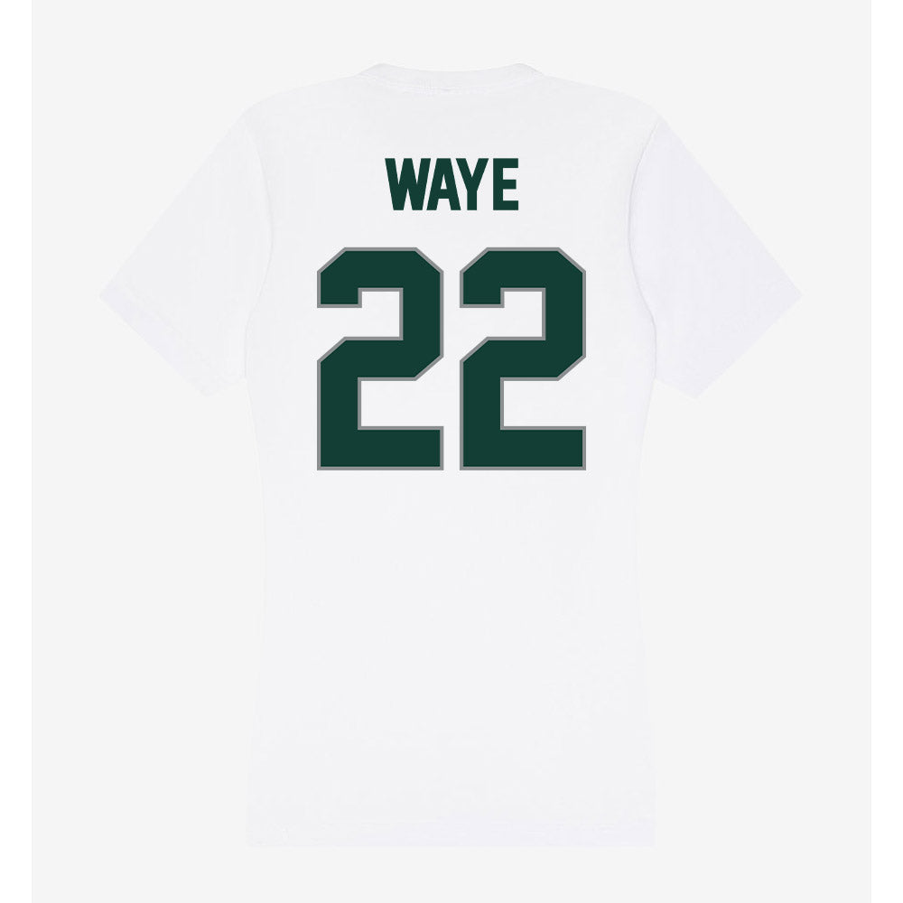 Michigan State - NCAA Women's Volleyball : Carmen Waye - Women's V-Neck T-Shirt-1