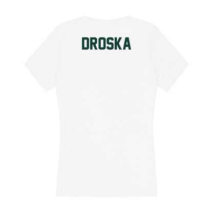 Michigan State - NCAA Women's Rowing : Lauren Droska - Women's V-Neck T-Shirt-1