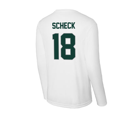 Michigan State - NCAA Women's Volleyball : Breccan Scheck - Activewear Long Sleeve T-Shirt-1