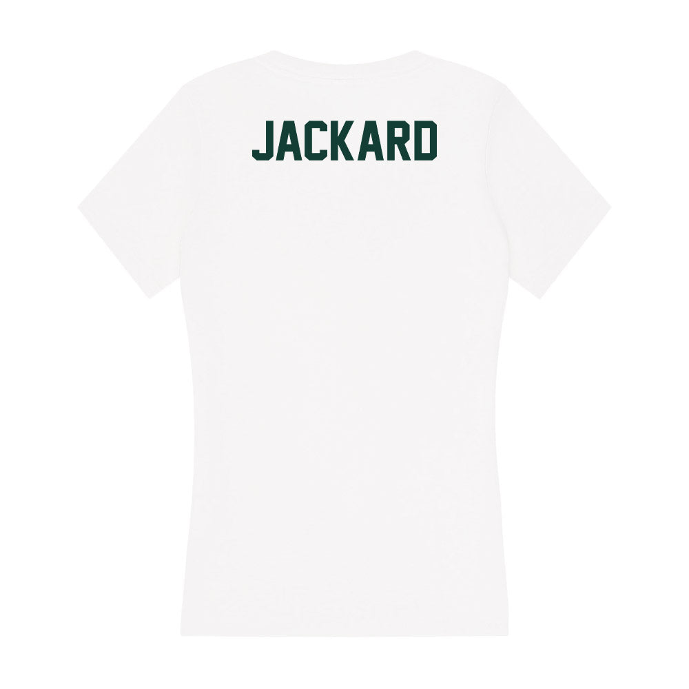 Michigan State - NCAA Women's Gymnastics : Jori Jackard - Women's V-Neck T-Shirt-1