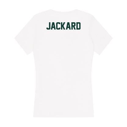 Michigan State - NCAA Women's Gymnastics : Jori Jackard - Women's V-Neck T-Shirt-1