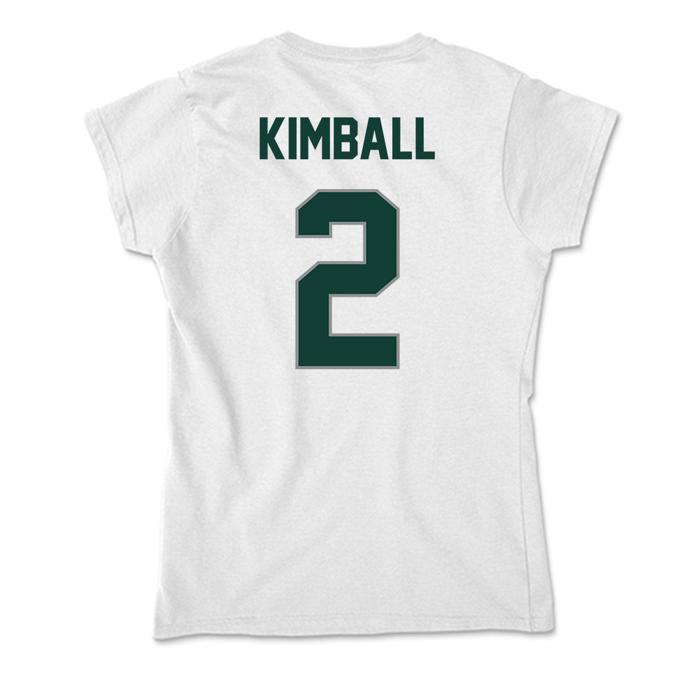 Michigan State - NCAA Women's Basketball : Abbey Kimball - Soft Style Women’s T-Shirt-1