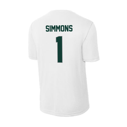 Michigan State - NCAA Women's Basketball : Jaddan Simmons - Activewear T-Shirt-1