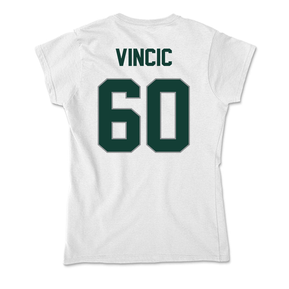 Michigan State - NCAA Football : Luka Vincic - Soft Style Women’s T-Shirt-1