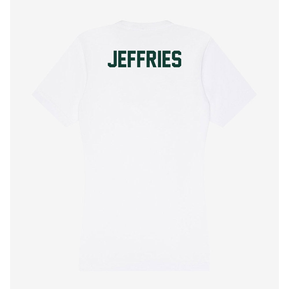 Michigan State - NCAA Women's Track & Field : Gabrielle Jeffries - Women's V-Neck T-Shirt-1