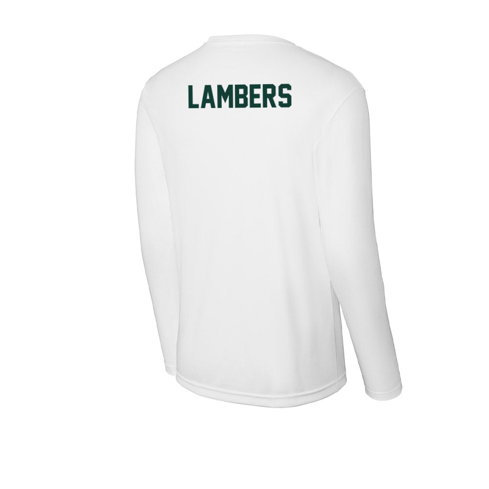 Michigan State - NCAA Men's Track & Field : Parker Lambers - Activewear Long Sleeve T-Shirt-1