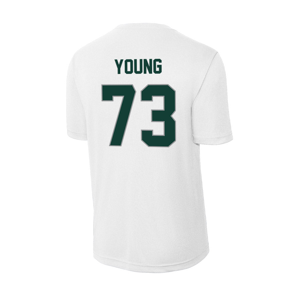 Michigan State - NCAA Football : Rustin Young - Performance T-Shirt-1