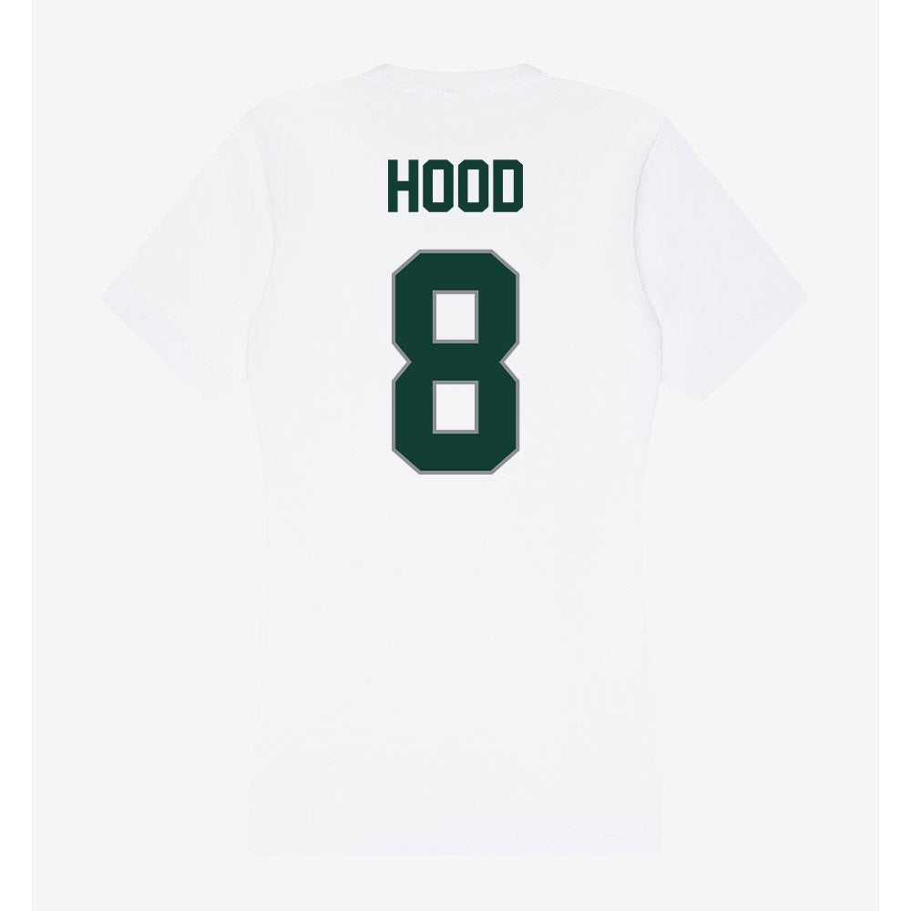 Michigan State - NCAA Women's Volleyball : Mia Hood - Women's V-Neck T-Shirt-1