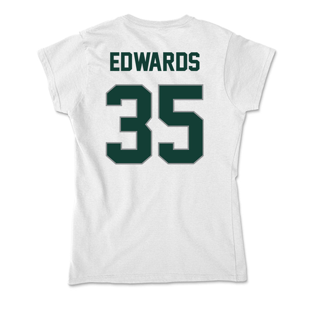 Michigan State - NCAA Football : Samuel Edwards - Soft Style Women’s T-Shirt-1