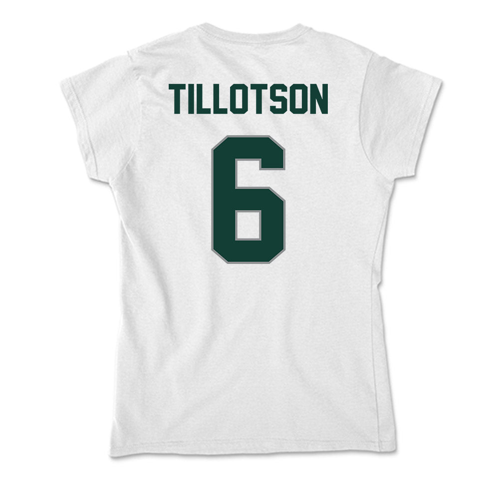 Michigan State - NCAA Women's Soccer : Remini Tillotson - Soft Style Women’s T-Shirt-1