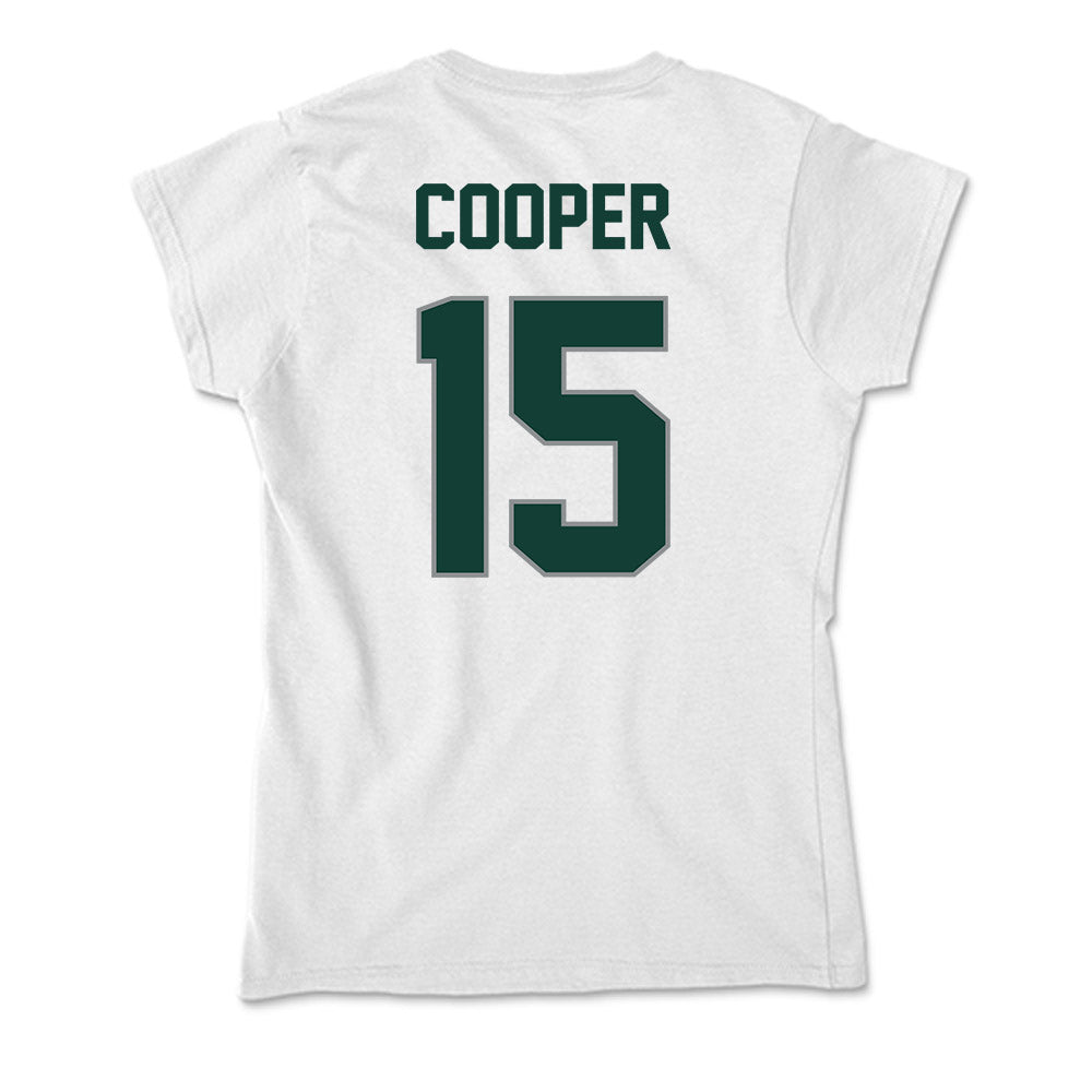 Michigan State - NCAA Men's Basketball : Carson Cooper - Soft Style Women’s T-Shirt-1