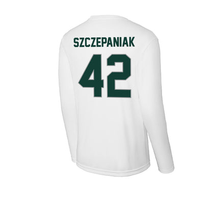 Michigan State - NCAA Baseball : Ryan Szczepaniak - Activewear Long Sleeve T-Shirt