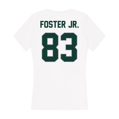 Michigan State - NCAA Football : Montorie Foster Jr. - Women's V-Neck T-Shirt-1