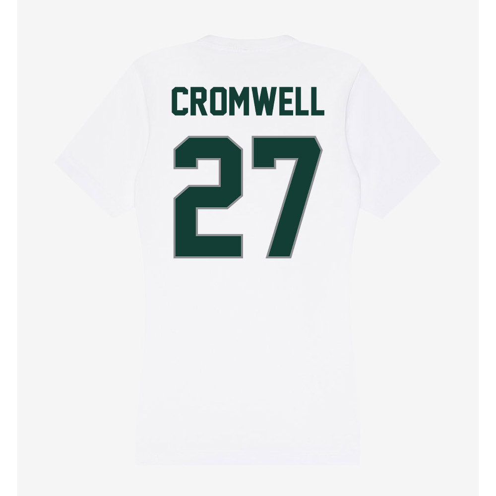 Michigan State - NCAA Football : Devynn Cromwell - Women's V-Neck T-Shirt-1