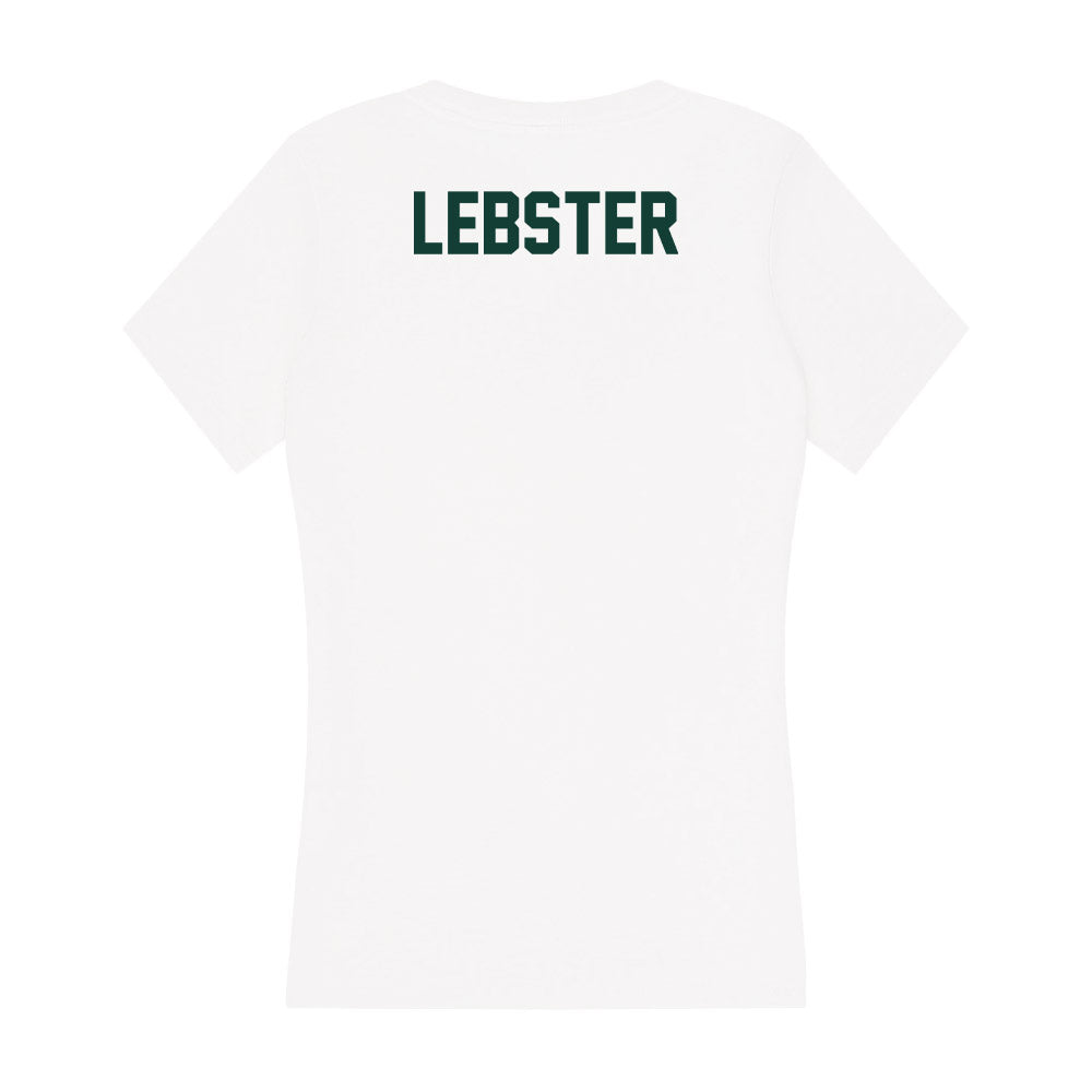 Michigan State - NCAA Women's Gymnastics : Stephanie Lebster - Women's V-Neck T-Shirt-1