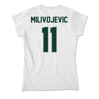 Michigan State - NCAA Football : Alessio Milivojevic - Soft Style Women’s T-Shirt-1
