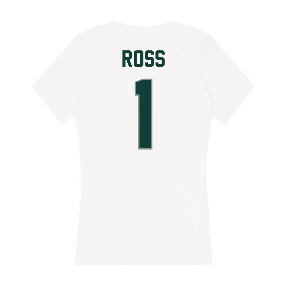 Michigan State - NCAA Softball : Alexis Ross - Women's V-Neck T-Shirt-1