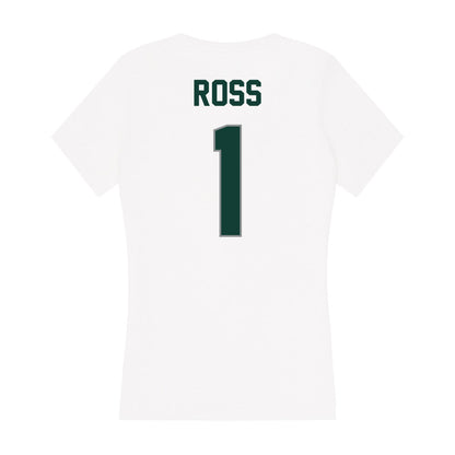 Michigan State - NCAA Softball : Alexis Ross - Women's V-Neck T-Shirt-1