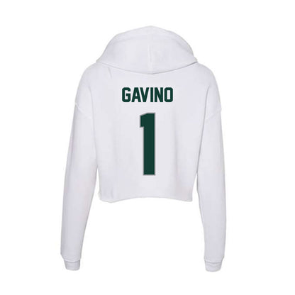 Michigan State - NCAA Women's Field Hockey : Lyra Gavino - Women's Crop Fleece Hoodie-1