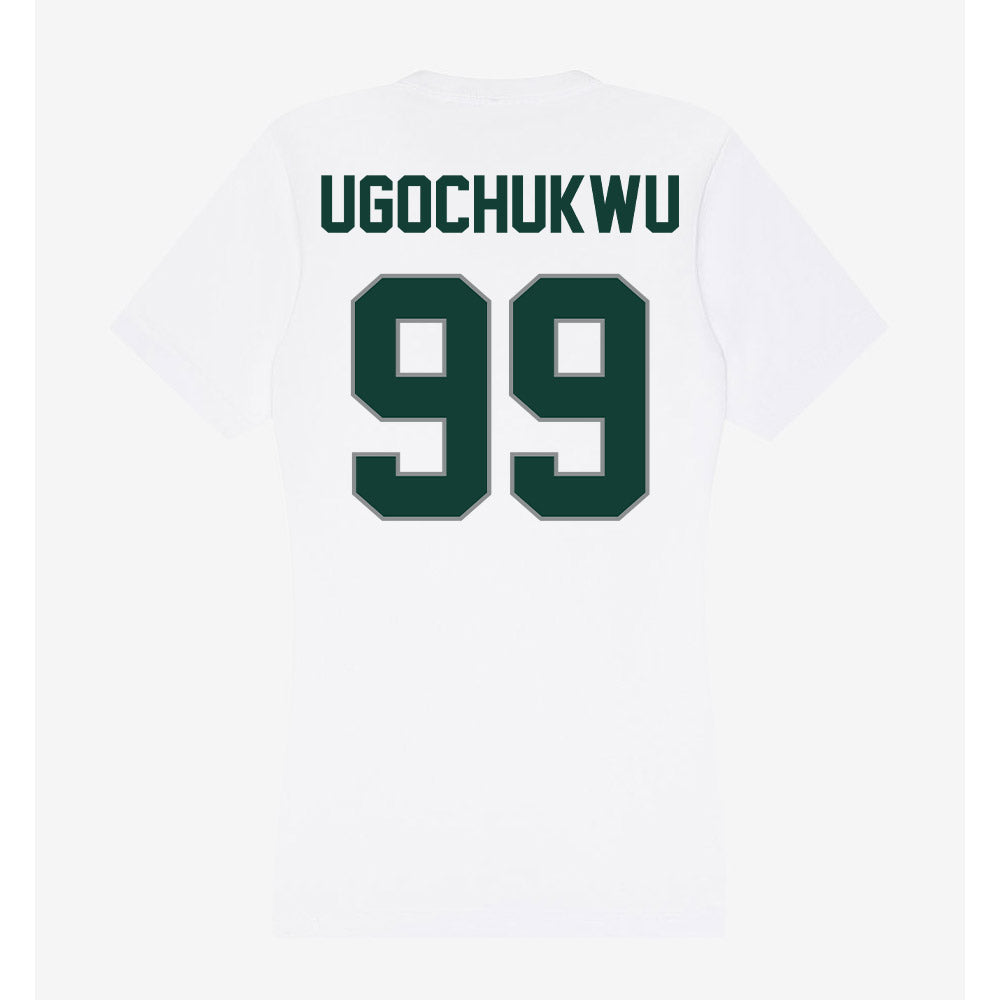 Michigan State - NCAA Men's Basketball : Divine-Collins Ugochukwu - Women's V-Neck T-Shirt-1