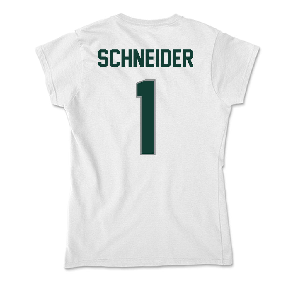Michigan State - NCAA Women's Volleyball : Lia Schneider - Soft Style Women’s T-Shirt-1