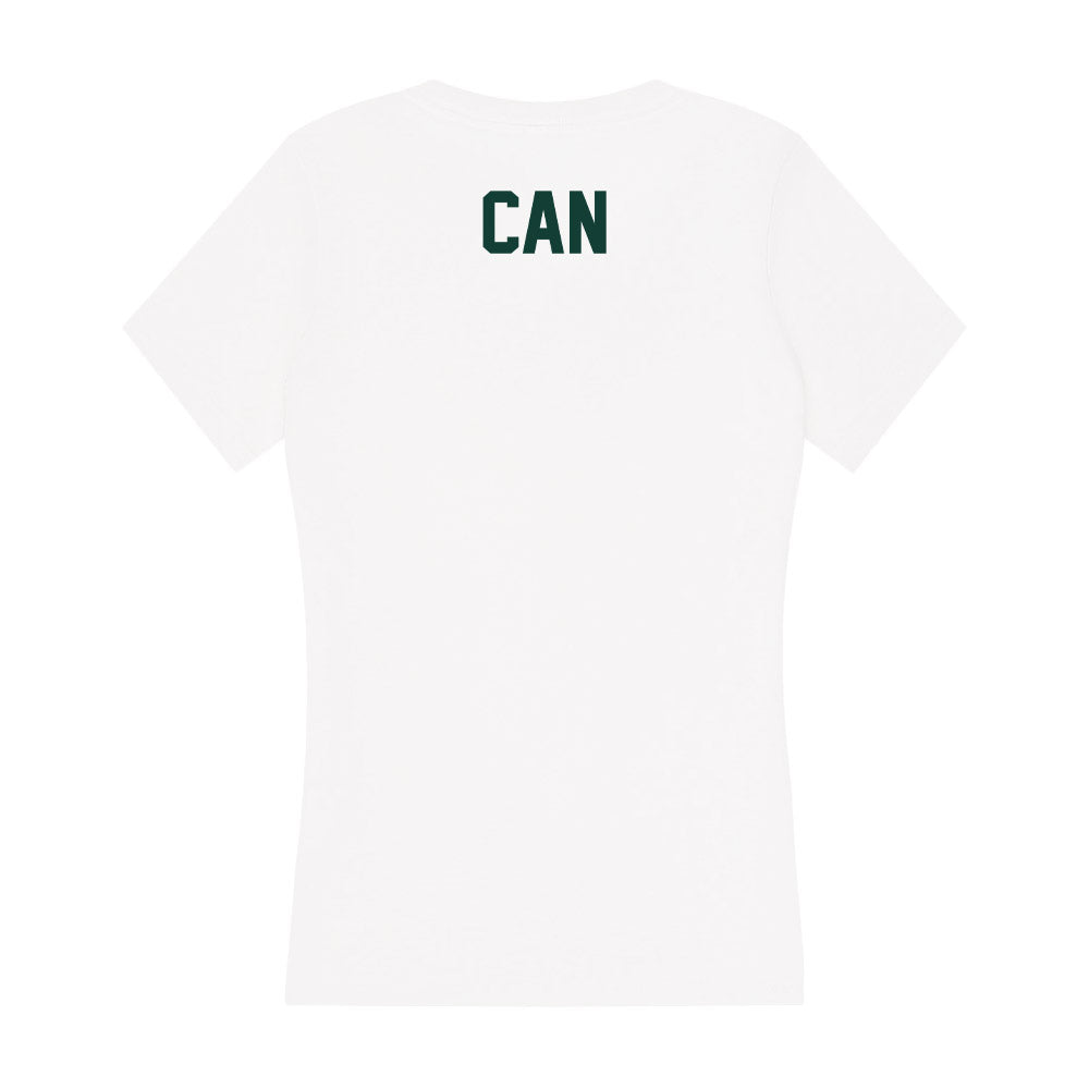 Michigan State - NCAA Women's Tennis : Ayshe Can - Women's V-Neck T-Shirt-1