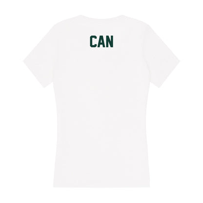 Michigan State - NCAA Women's Tennis : Ayshe Can - Women's V-Neck T-Shirt-1