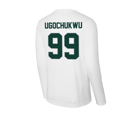 Michigan State - NCAA Men's Basketball : Divine-Collins Ugochukwu - Activewear Long Sleeve T-Shirt-1
