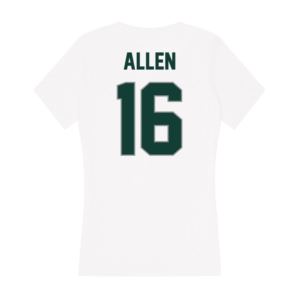 Michigan State - NCAA Softball : Collette Allen - Women's V-Neck T-Shirt-1