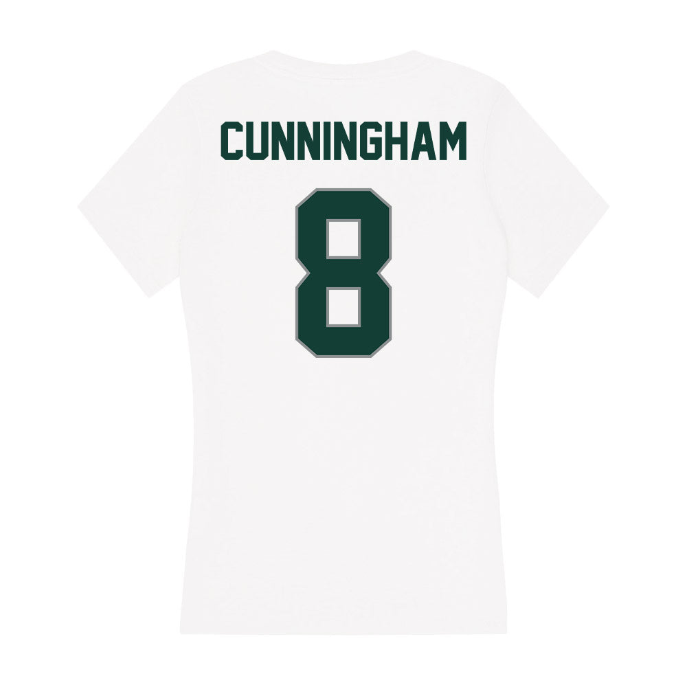 Michigan State - NCAA Softball : Ella Cunningham - Women's V-Neck T-Shirt-1