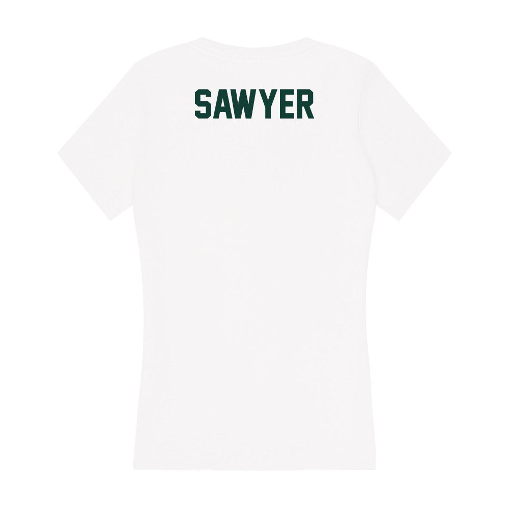 Michigan State - NCAA Women's Gymnastics : Katie Sawyer - Women's V-Neck T-Shirt-1