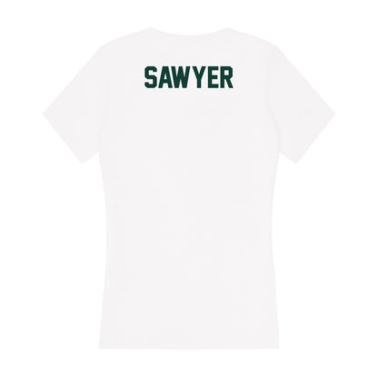 Michigan State - NCAA Women's Gymnastics : Katie Sawyer - Women's V-Neck T-Shirt-1