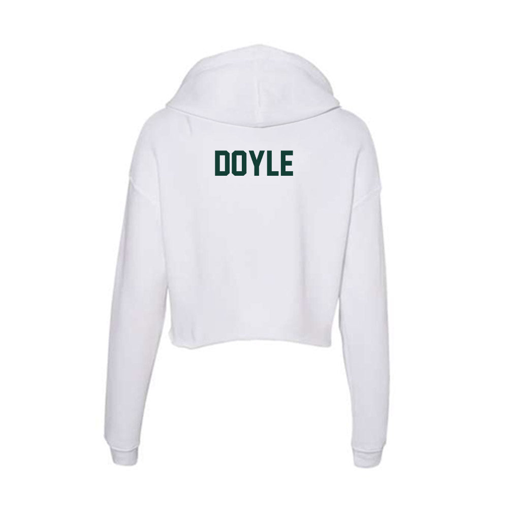 Michigan State - NCAA Women's Gymnastics : Amy Doyle - Women's Crop Fleece Hoodie-1