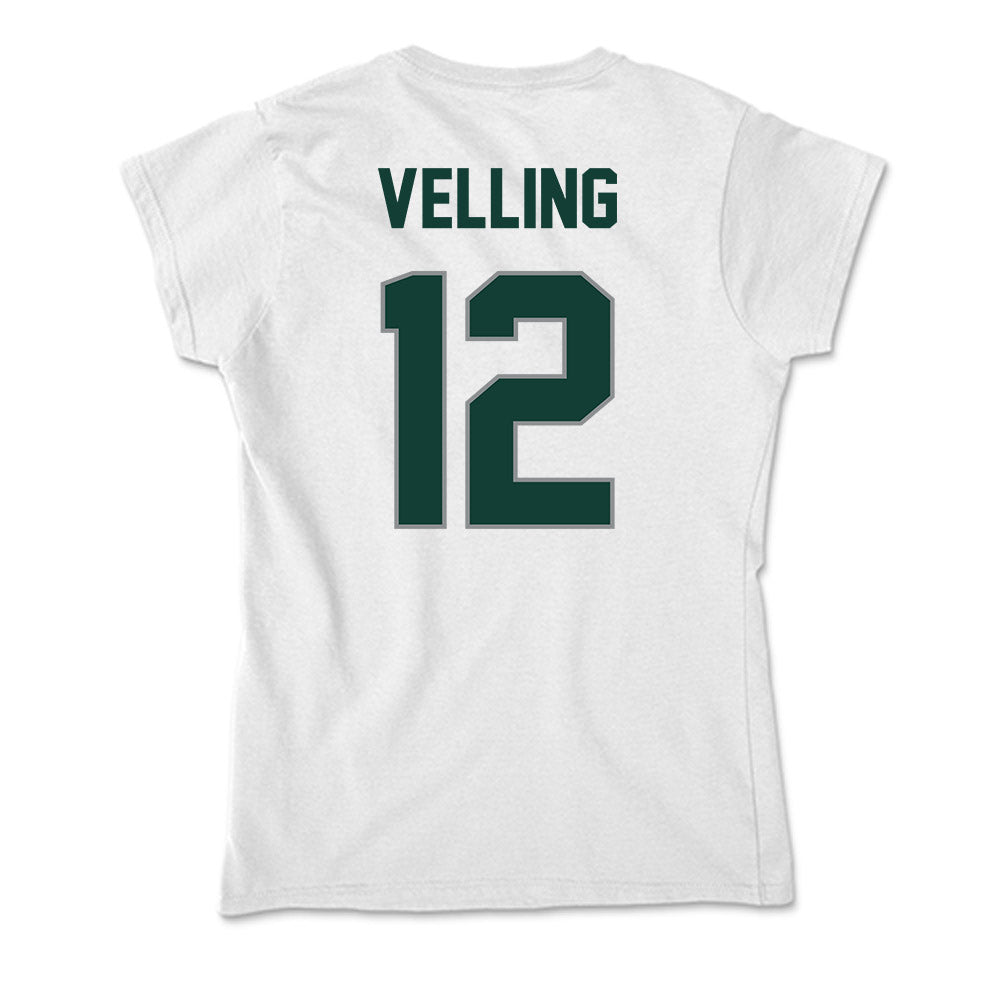 Michigan State - NCAA Football : Jack Velling - Soft Style Women’s T-Shirt-1