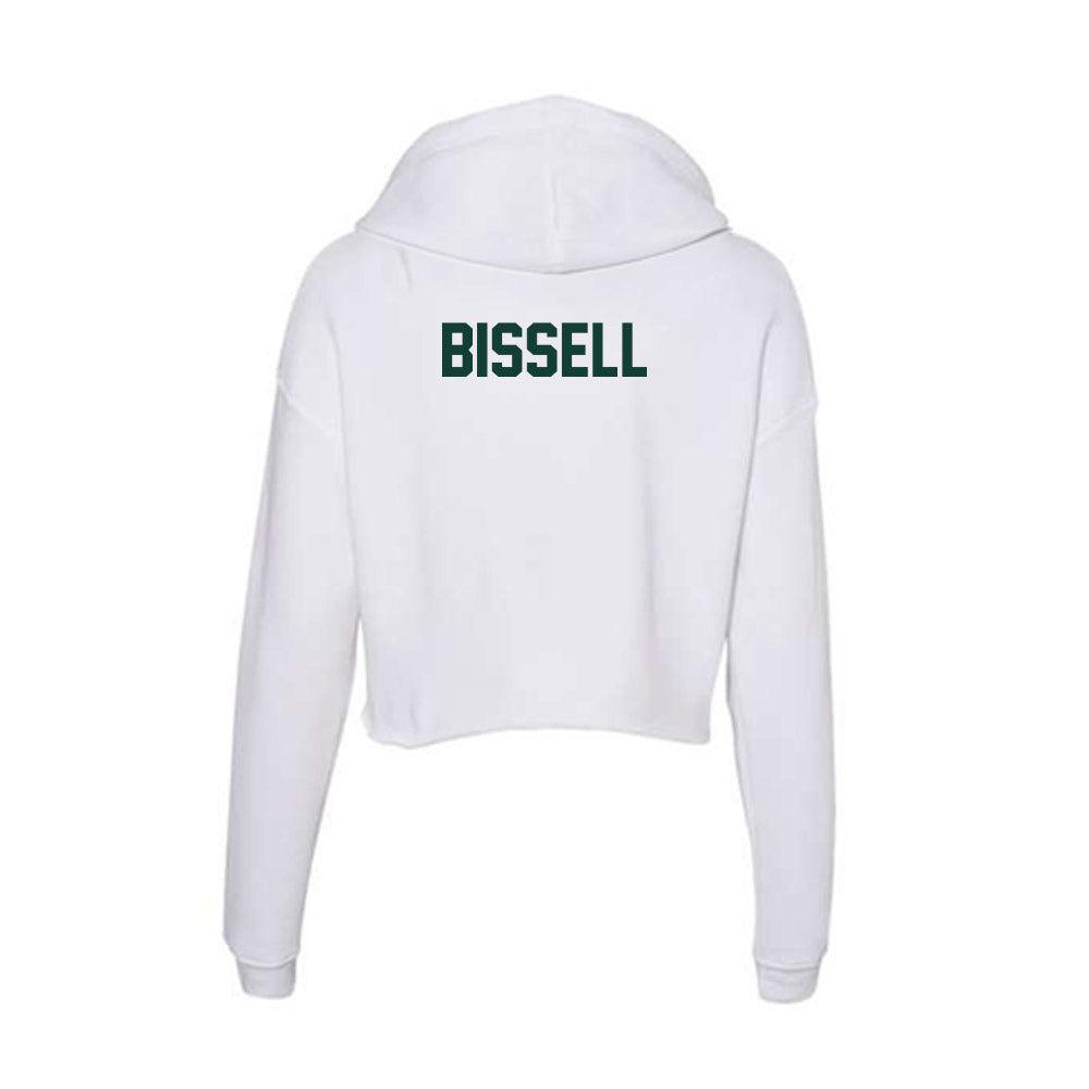Michigan State - NCAA Men's Track & Field : Carter Bissell - Women's Crop Fleece Hoodie-1