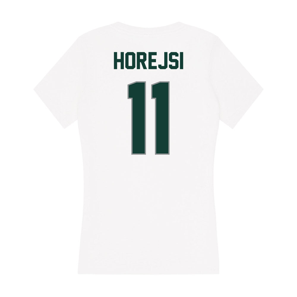 Michigan State - NCAA Women's Volleyball : Avery Horejsi - Women's V-Neck T-Shirt-1