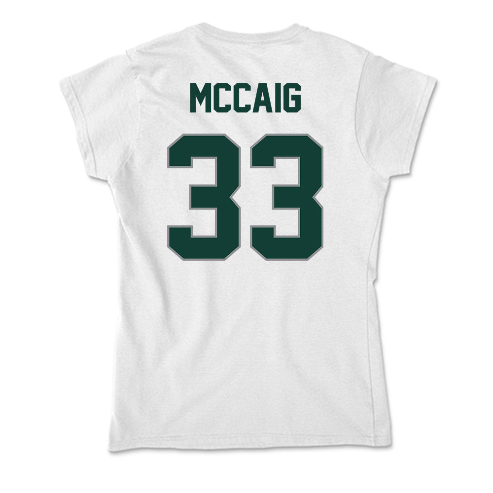 Michigan State - NCAA Football : Jaxon McCaig - Soft Style Women’s T-Shirt-1