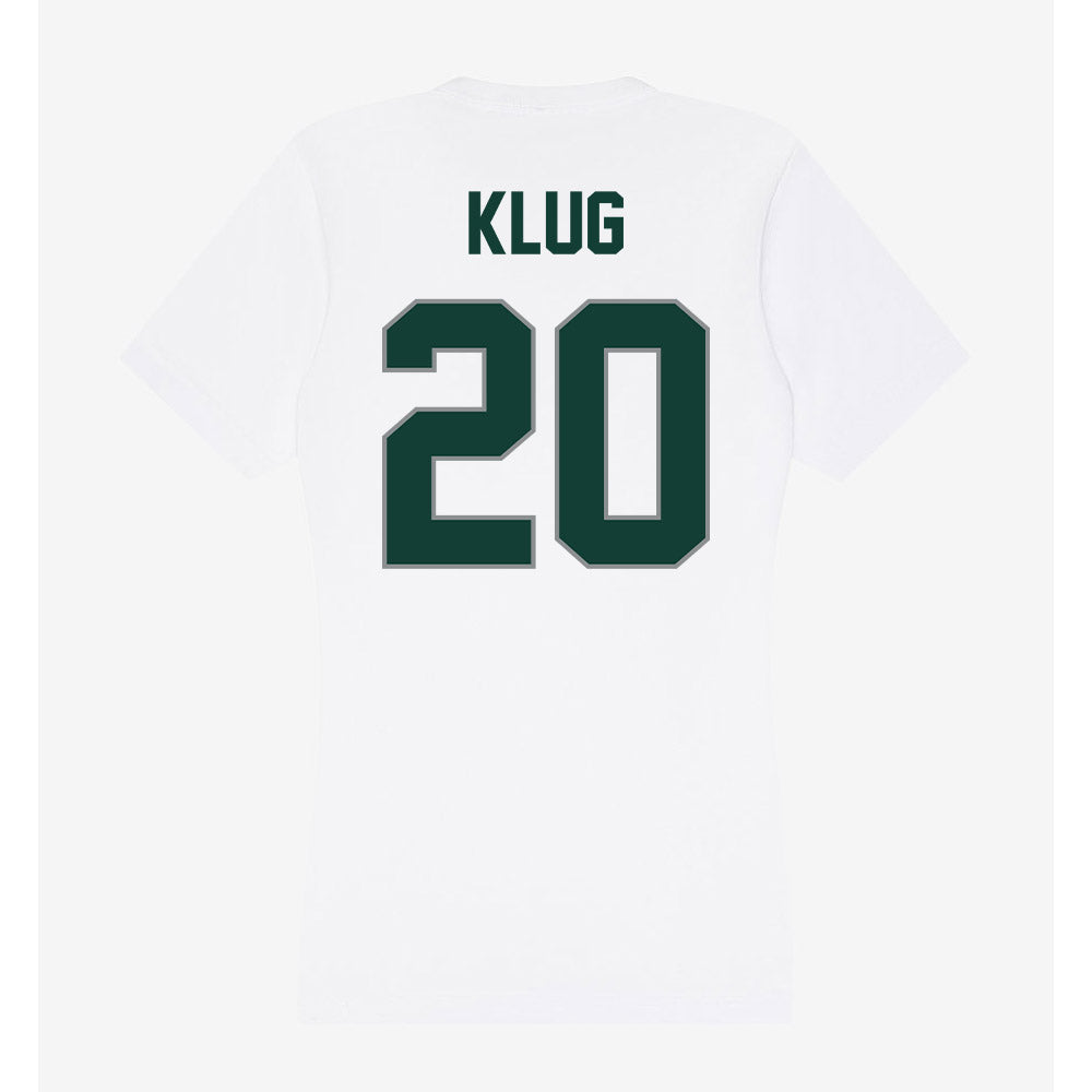 Michigan State - NCAA Baseball : Josh Klug - Women's V-Neck T-Shirt-1