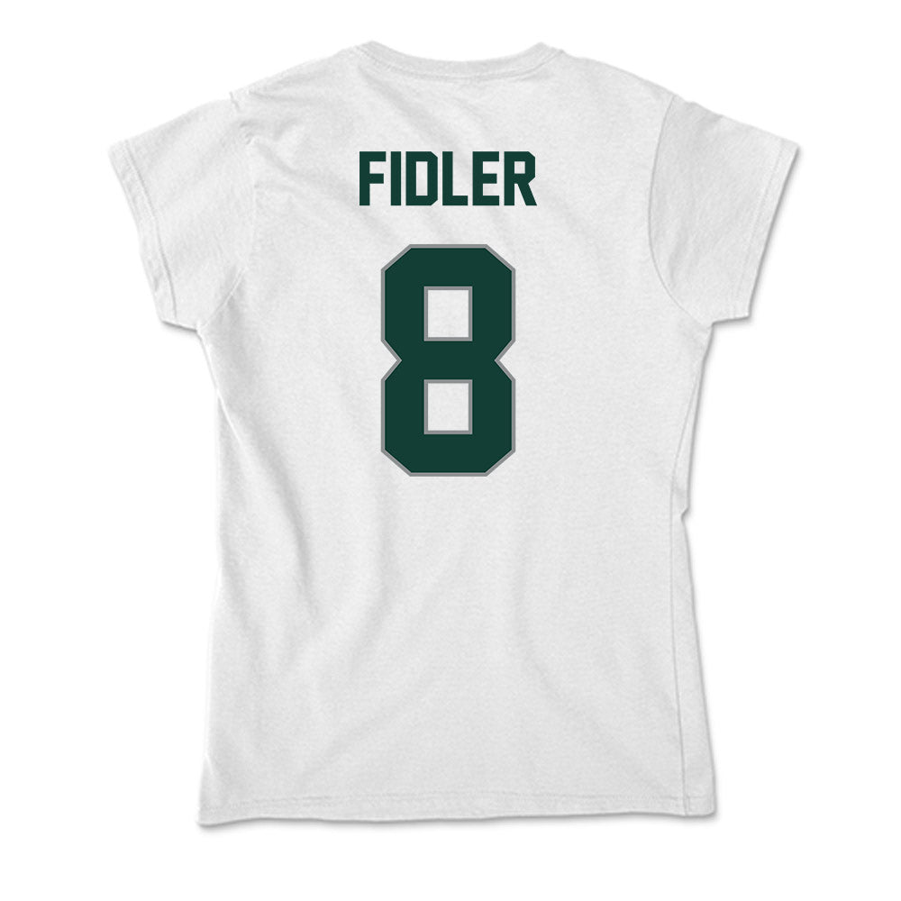 Michigan State - NCAA Men's Basketball : Frankie Fidler - Soft Style Women’s T-Shirt-1