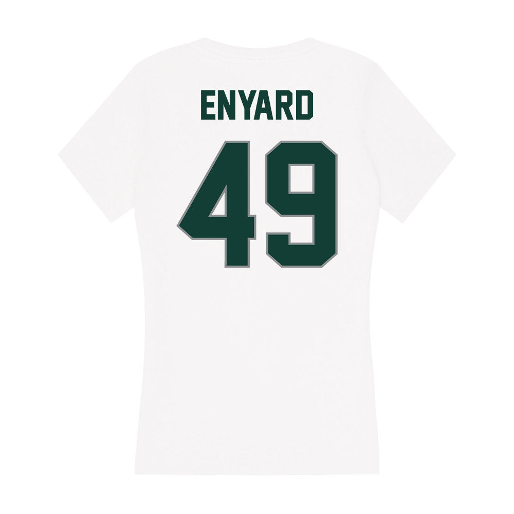 Michigan State - NCAA Football : Carter Enyard - Women's V-Neck T-Shirt-1