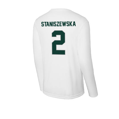 Michigan State - NCAA Women's Volleyball : Karolina Staniszewska - Activewear Long Sleeve T-Shirt