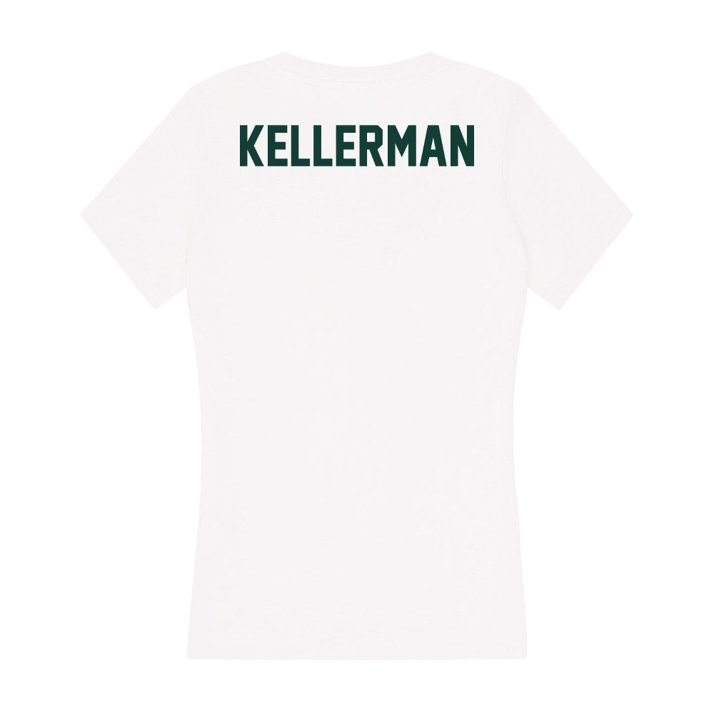 Michigan State - NCAA Women's Gymnastics : Sage Kellerman - Women's V-Neck T-Shirt-1