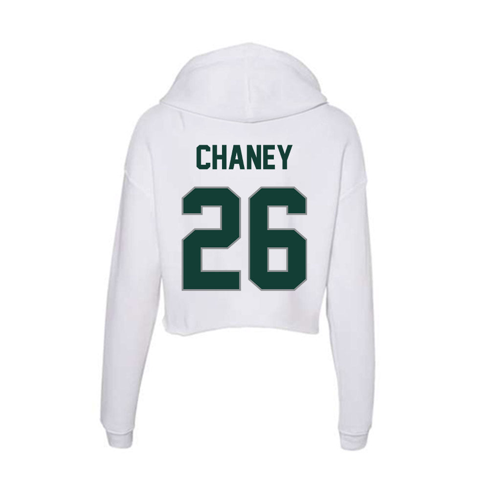 Michigan State - NCAA Football : Stone Chaney - Women's Crop Fleece Hoodie-1