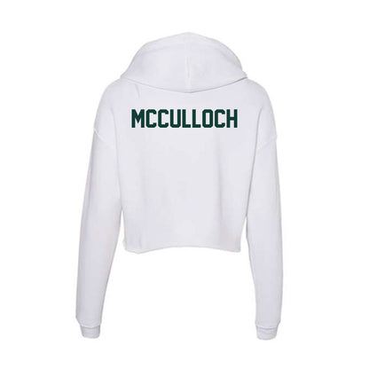 Michigan State - NCAA Men's Golf : Ashton McCulloch - Women's Crop Fleece Hoodie-1