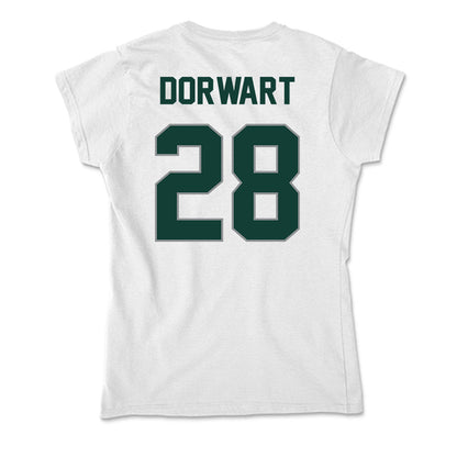 Michigan State - NCAA Men's Ice Hockey : Karsen Dorwart - Soft Style Women’s T-Shirt-1