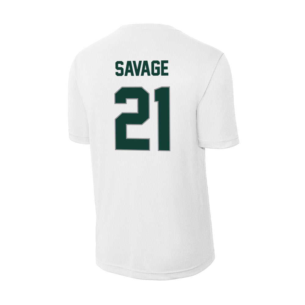 Michigan State - NCAA Men's Ice Hockey : Red Savage - Activewear T-Shirt-1